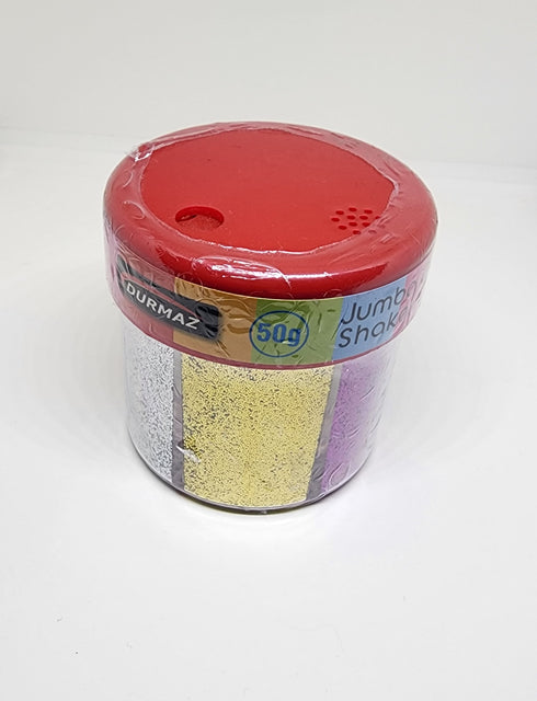 Jumbo 6 in 1 Assorted Colours Glitter Shaker